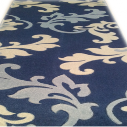 Синтетическая ковровая дорожка Friese Gold 8747 BLUE  - высокое качество по лучшей цене в Украине